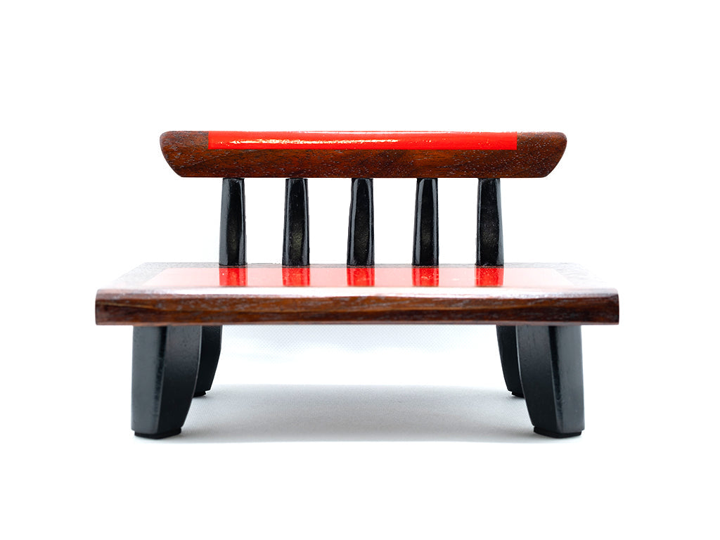 Miniature Japanese walnut bench - Minichua Benchi – UNJAPAN